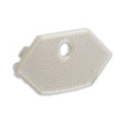 Endkappe EC207, mit Kabeldurchführung, für Fliesenprofil Inneneck, 1 STK