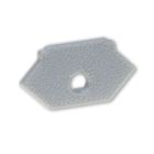 Endkappe EC217, mit Kabeldurchführung, für Trockenbauprofil Außeneck, 1 STK