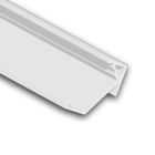 LED Eckprofil ANGLE18, Aluminium weiß RAL 9003, 200 cm