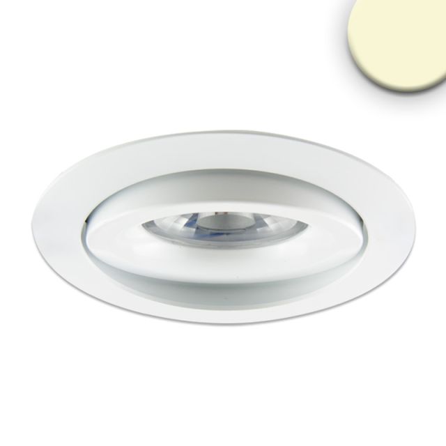 LED Einbaustrahler, weiß, 15W, 45°, 2000-2800K, CRI99, Abendsonne dimmbar