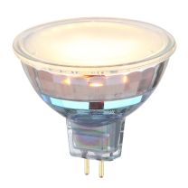 LED Leuchtmittel Glas klar, 1x MR16 GU5.3 10122K