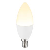 LED Leuchtmittel Kunststoff weiß, 1x E14 LED 10564DK