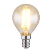 LED Leuchtmittel Glas amber, 1x E14 ILLU 10589AK