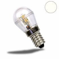 E14 LED Birne, 16SMD, 1 Watt, klar, neutralweiss