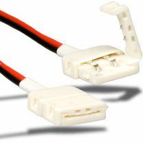 Flexband Clip-Kabelverbinder 2-polig, weiss für Breite 10mm