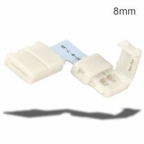 Flexband Clip-ECK-Verbinder 2-polig, weiss für Breite 8mm