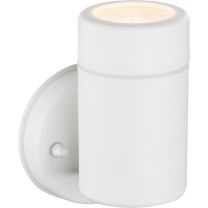 COTOPA Außenleuchte Kunststoff weiß, Kunststoff klar, leuchtet abwärts, nur LED verwenden, IP44, BxH