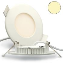 LED Einbaustrahler 3W, 120°, mit Trafo, weiß, warmweiß