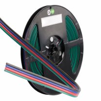 RGB Kabel, 4-polig, Farbkennzeichnung, 4x0,33mm², 1 Bund = 10m