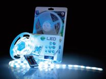 LED BAND LED-Band Kunststoff, 30 LED pro Meter, inkl Verbinder, kürzbar,, dimmba