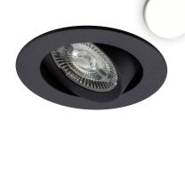 LED Einbauleuchte FLAT68 MiniAMP schwarz, rund, 8W, 24V DC, neutralweiß, nicht dimmbar