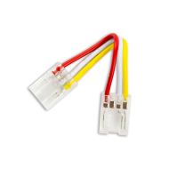 Kontakt-Verbinder mit Kabel Universal (max. 5A)  für 3-pol COB IP20 Flexstripes mit Breite 10mm