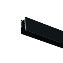 MagPro48 Magnetic Line Aufbauschiene, schwarz, 200cm, 4-polig, inkl. Endkappen und Schutzcover