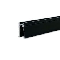 MagPro48 Magnetic Line Einbauschiene, schwarz, 200cm, 4-polig, inkl. Endkappen und Schutzcover