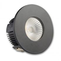 LED Einbaustrahler IP65 für MR16 Leuchtmittel inkl. Cover rund, schwarz