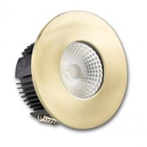 LED Einbaustrahler IP65 für MR16 Leuchtmittel inkl. Cover rund, gold, inkl. MR16
