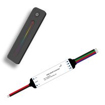 SERRI RGB Mini Funk Controller 37451 mit 1 Zonen Fernbedienung SLIDE