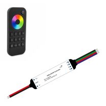 SERRI RGB Mini Funk Controller 37451 mit 4 Zonen Fernbedienung