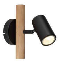 Strahler Holz dunkelbraun, 1x GU10 LED