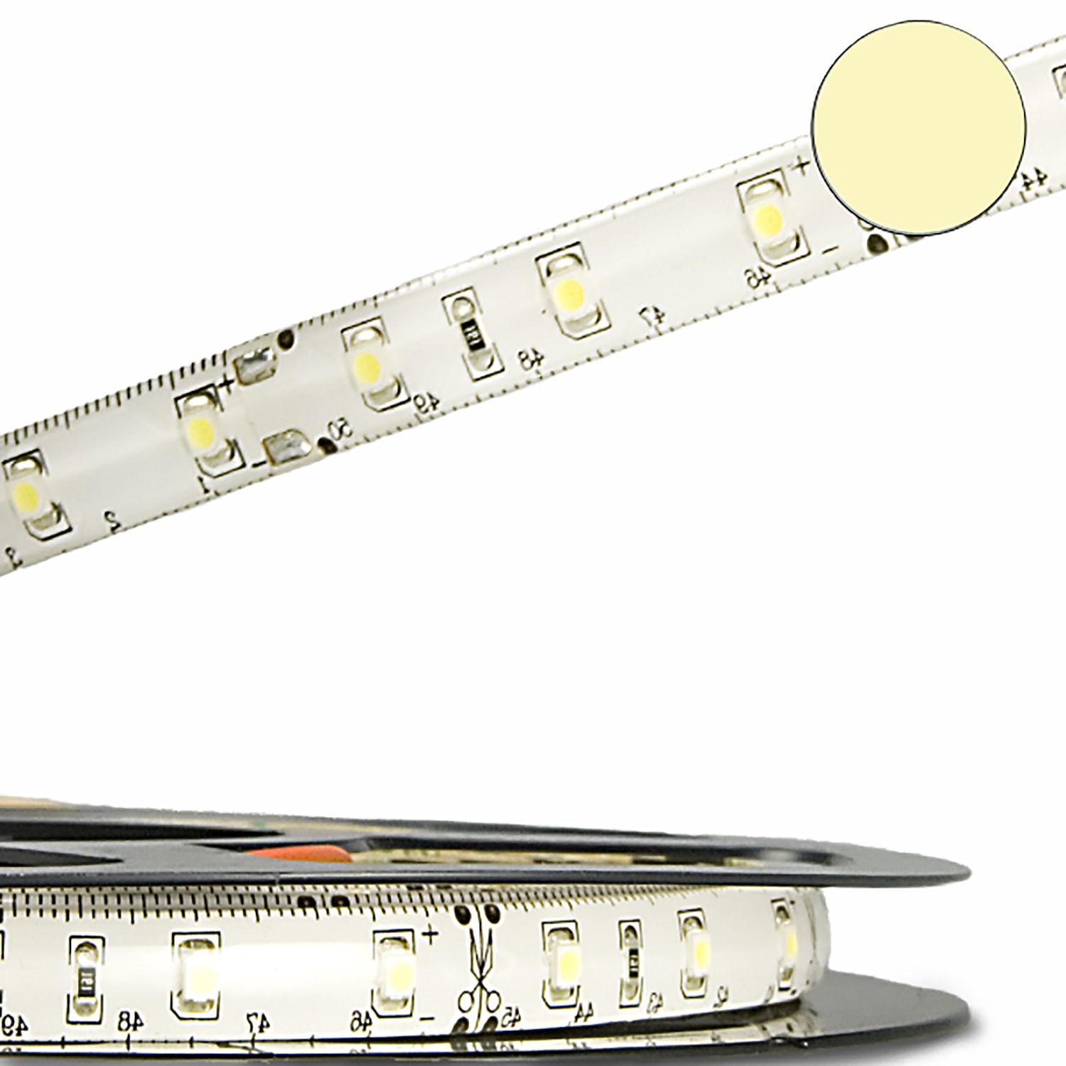 20 X 5mm Flat Top LED Vorverdrahtet – Warmweiß, Weitwinkel 105-115°, 12V Mit Widerstand, USA-made