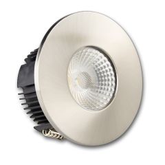 LED Einbaustrahler IP65 für GU10 Leuchtmittel inkl. Cover rund, nickel