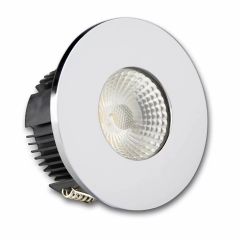 LED Einbaustrahler IP65 für MR16 Leuchtmittel inkl. Cover rund, chrom