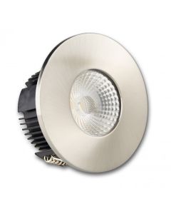 LED Einbaustrahler IP65 für MR16 Leuchtmittel inkl. Cover rund, nickel