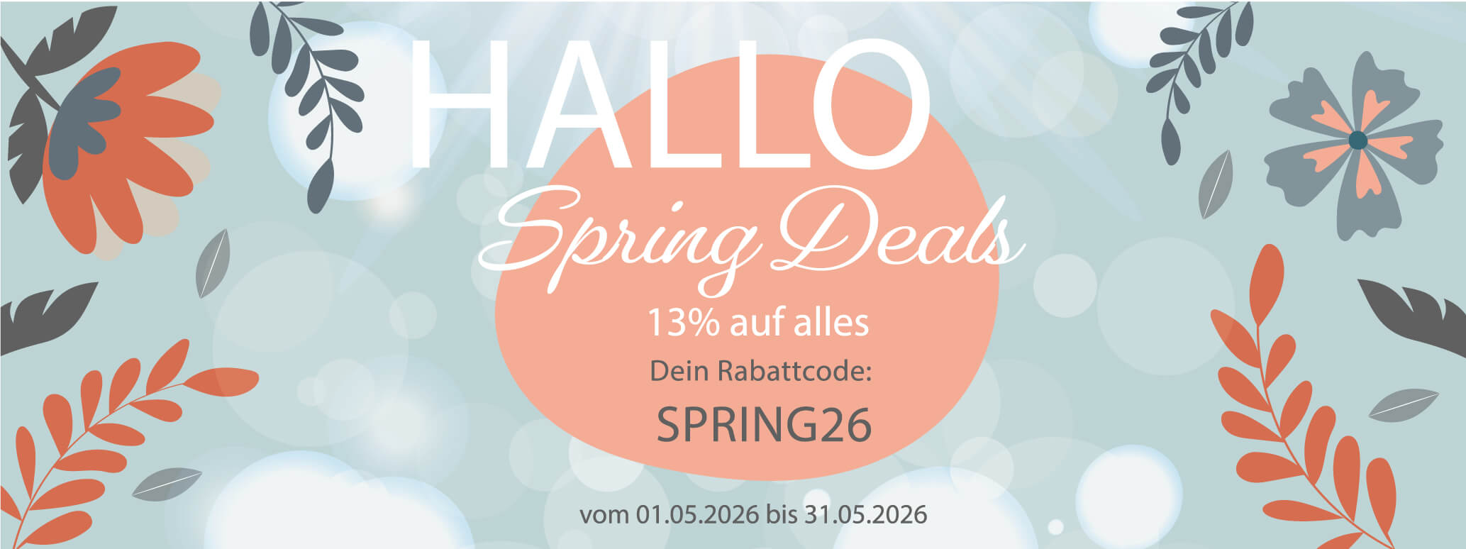 Frühlingssale Banner