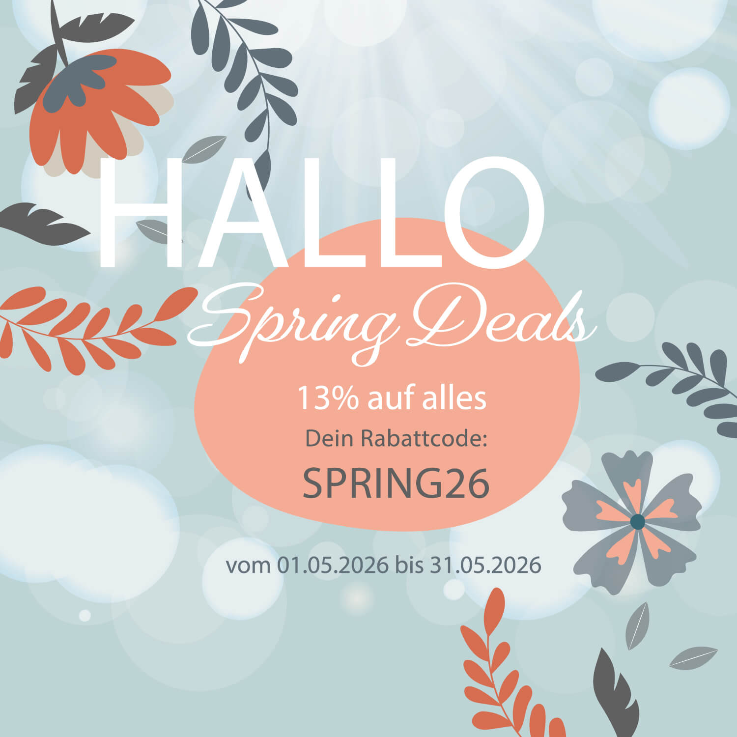 Frühlingssale Banner