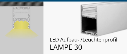 LED Leuchtenprofil Lampe 30