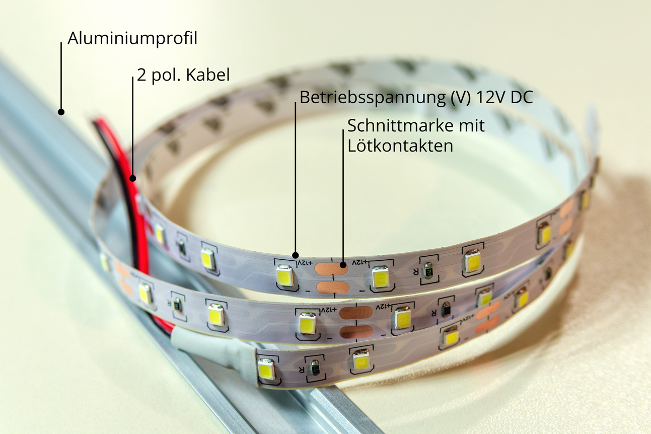 Befestigungsclip für 10 mm LED-Streifen - IP67