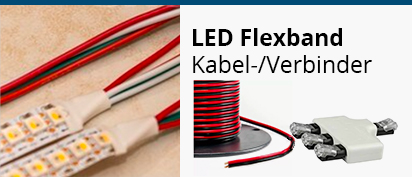 LED Flexband Kabel-/Verbinder