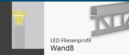 LED Fliesenprofil Wand8