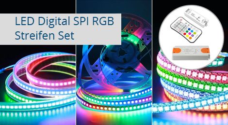 LED Digital SPI RGB Streifen SET